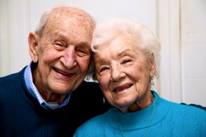 Senior couple aging in place